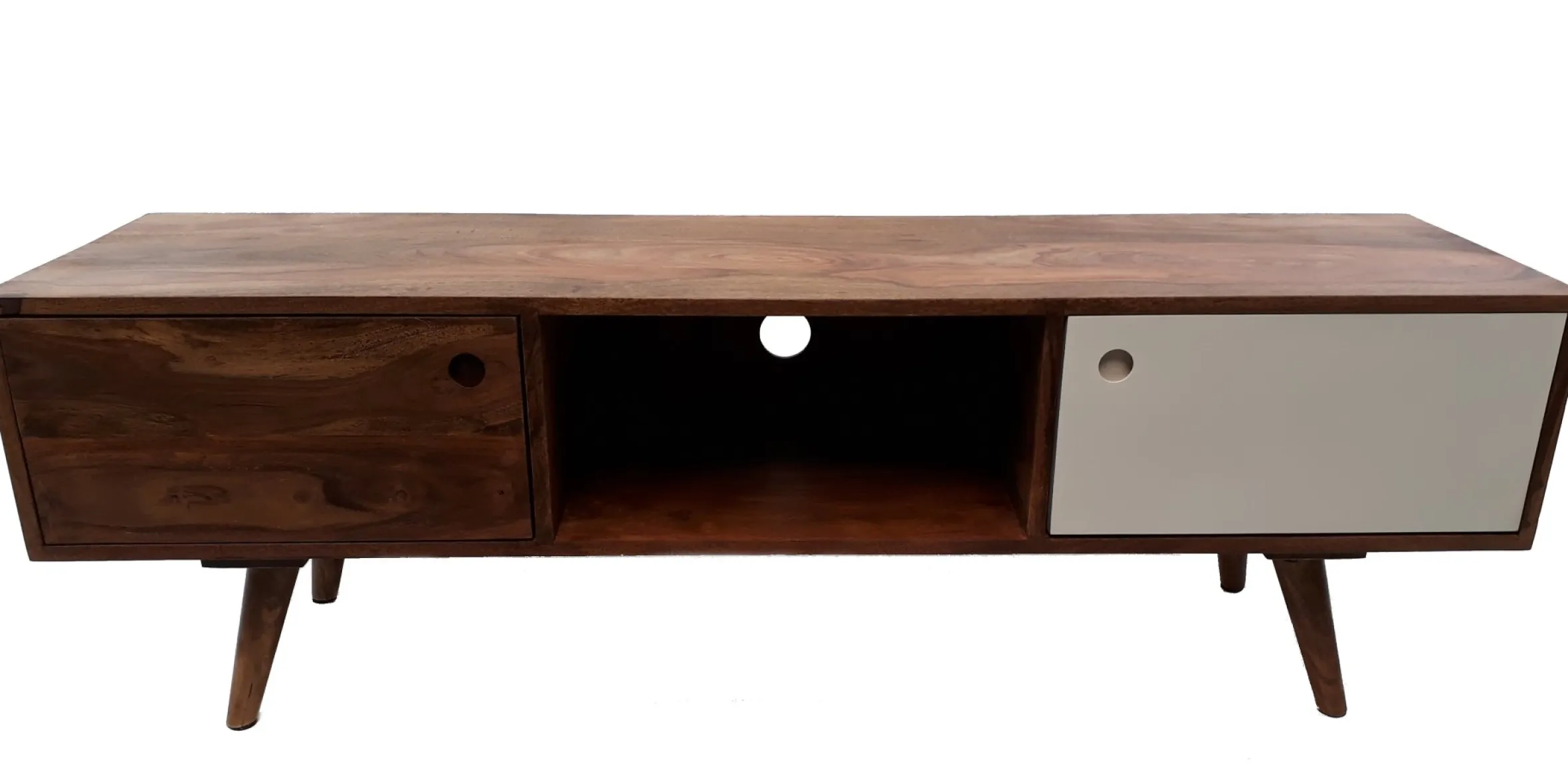 Sideboard Vintage Oslo TV Board Sheesham Massivholz 140