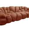 Sofa Cloudy Comfort Kunstfell Pumpkin