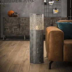 Stehlampe Industrial Zylinder Betonoptik 90 cm