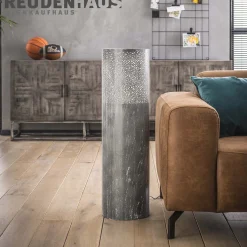 Stehlampe Industrial Zylinder Betonoptik 90 cm