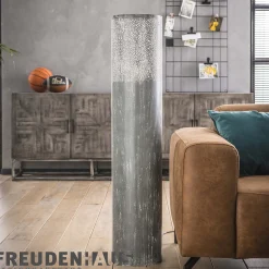 Stehlampe Industrial Zylinder Betonoptik 120 cm