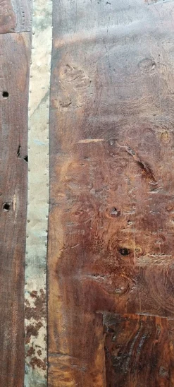 Stehtisch Bartisch Factory Vintage Recyceltes Holz 170/60/8