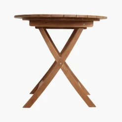 Teakholz Outdoortisch Klapptisch Sunset Ø 80