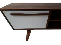 TV-Board Sideboard Vintage Oslo Trapez Massivholz Retro
