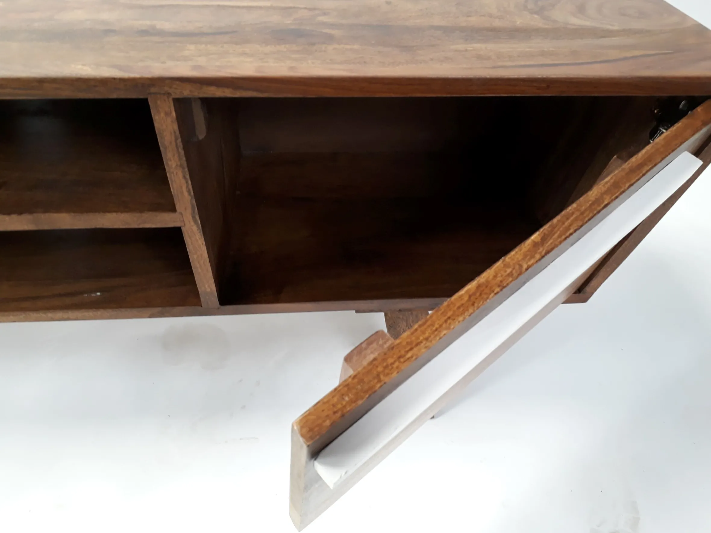 TV-Board Sideboard Vintage Oslo Trapez Massivholz Retro