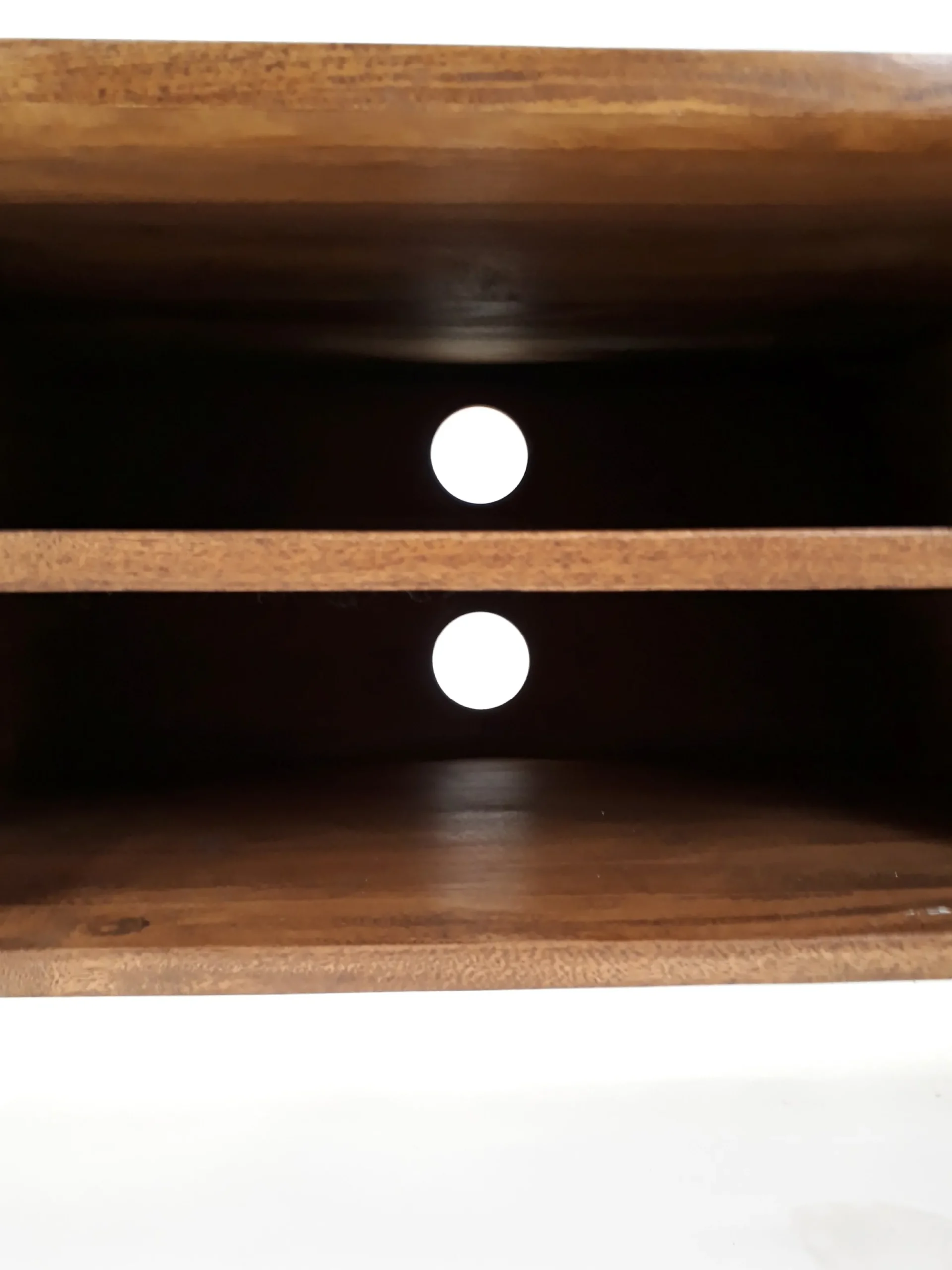 TV-Board Sideboard Vintage Oslo Trapez Massivholz Retro