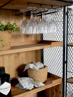 Vintage Barwagen Barschrank Barclay Industrial Räder