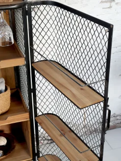 Vintage Barwagen Barschrank Barclay Industrial Räder