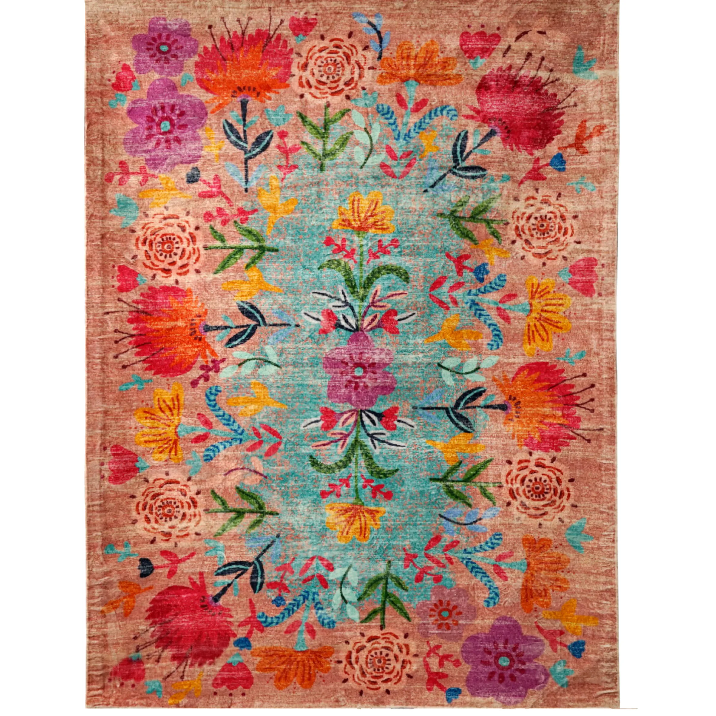 Vintage Boho Teppich Fiore 160 x 230 cm