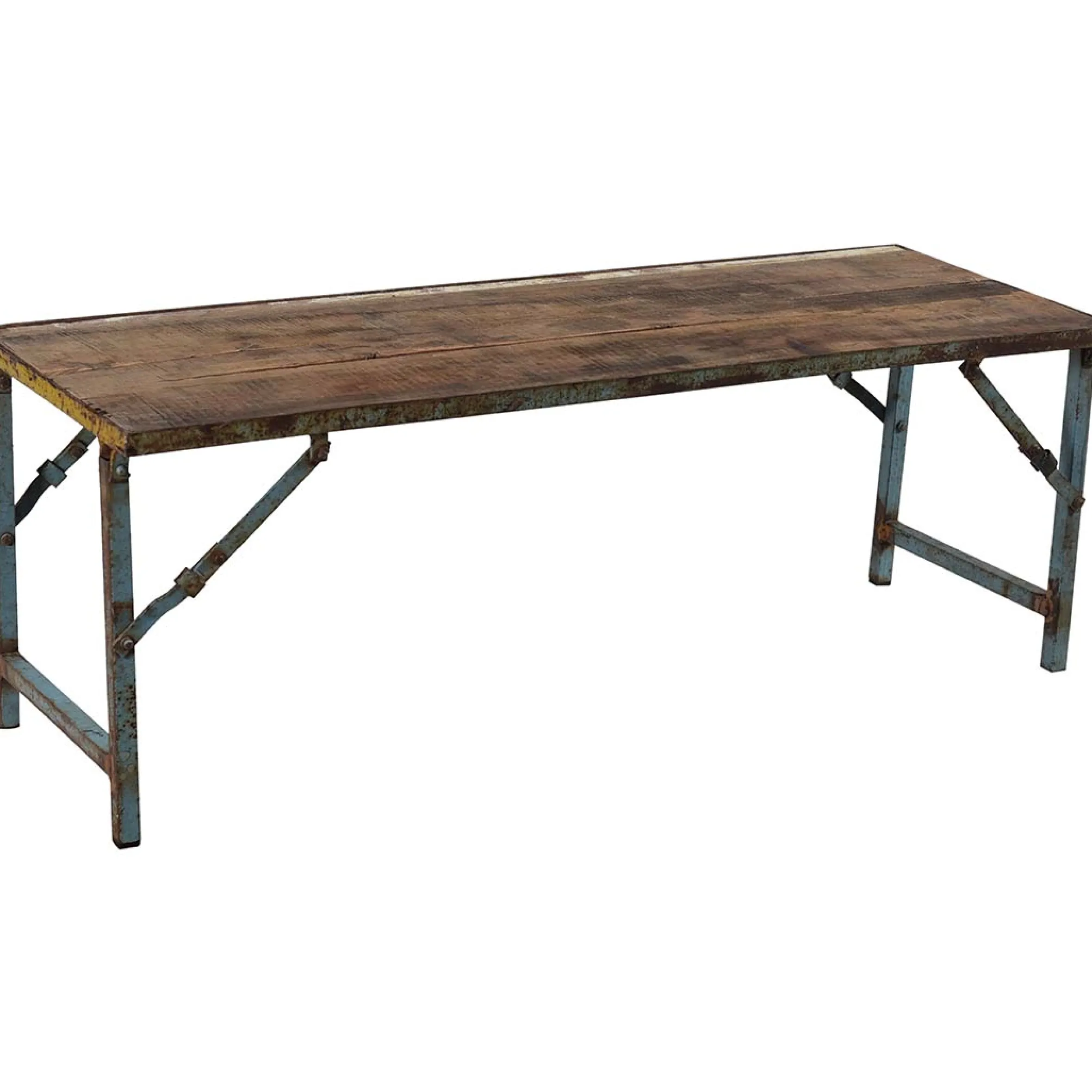 Vintage Esstischbank Sitzbank Cafehaus Klappbar 130/46 Outdoor