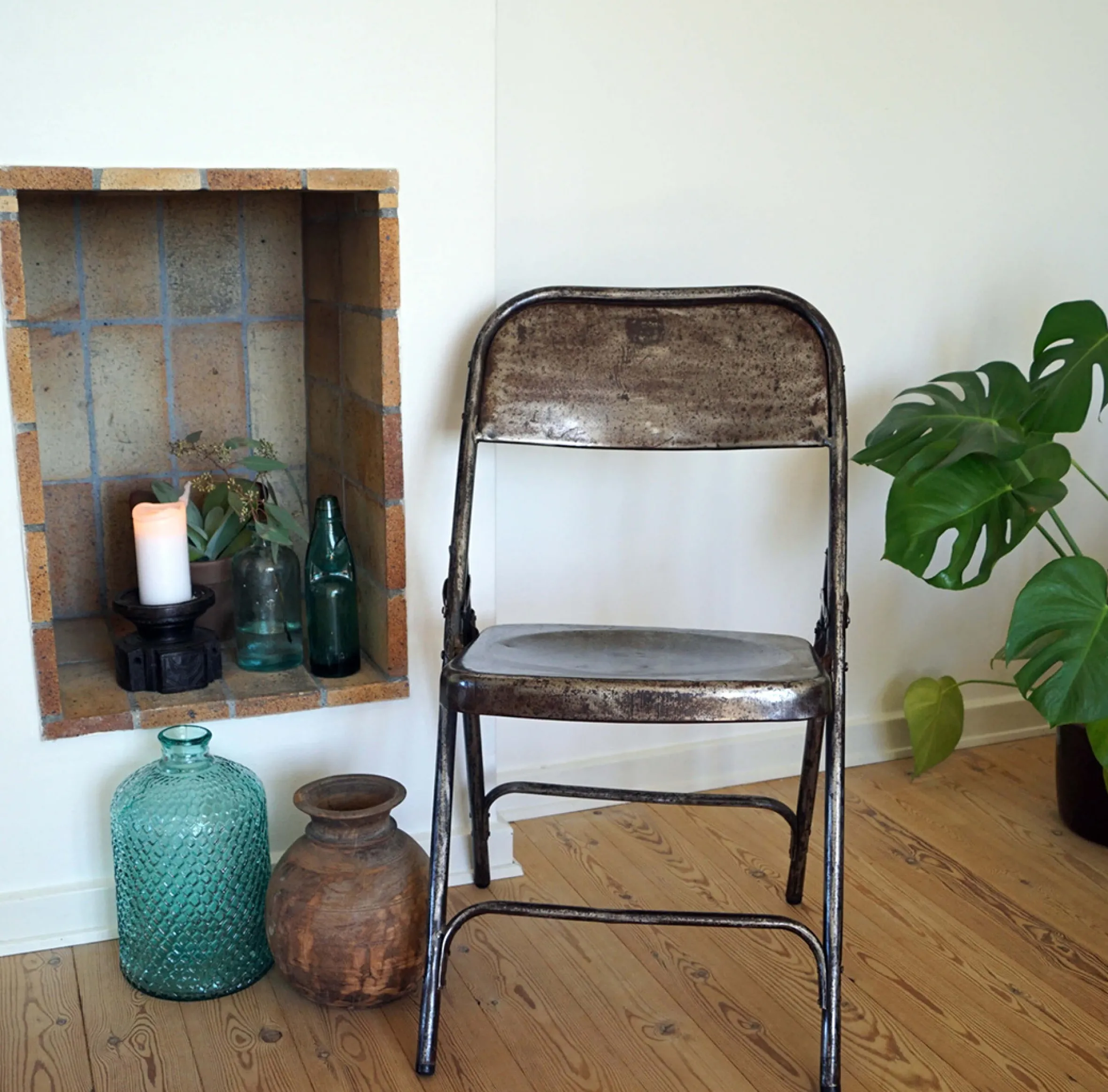 Vintage Klappstuhl Easy Balkonstuhl Esszimmerstuhl Anthrazit Outdoor