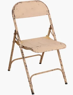 Vintage Klappstuhl Easy Balkonstuhl Esszimmerstuhl Apricot Outdoor