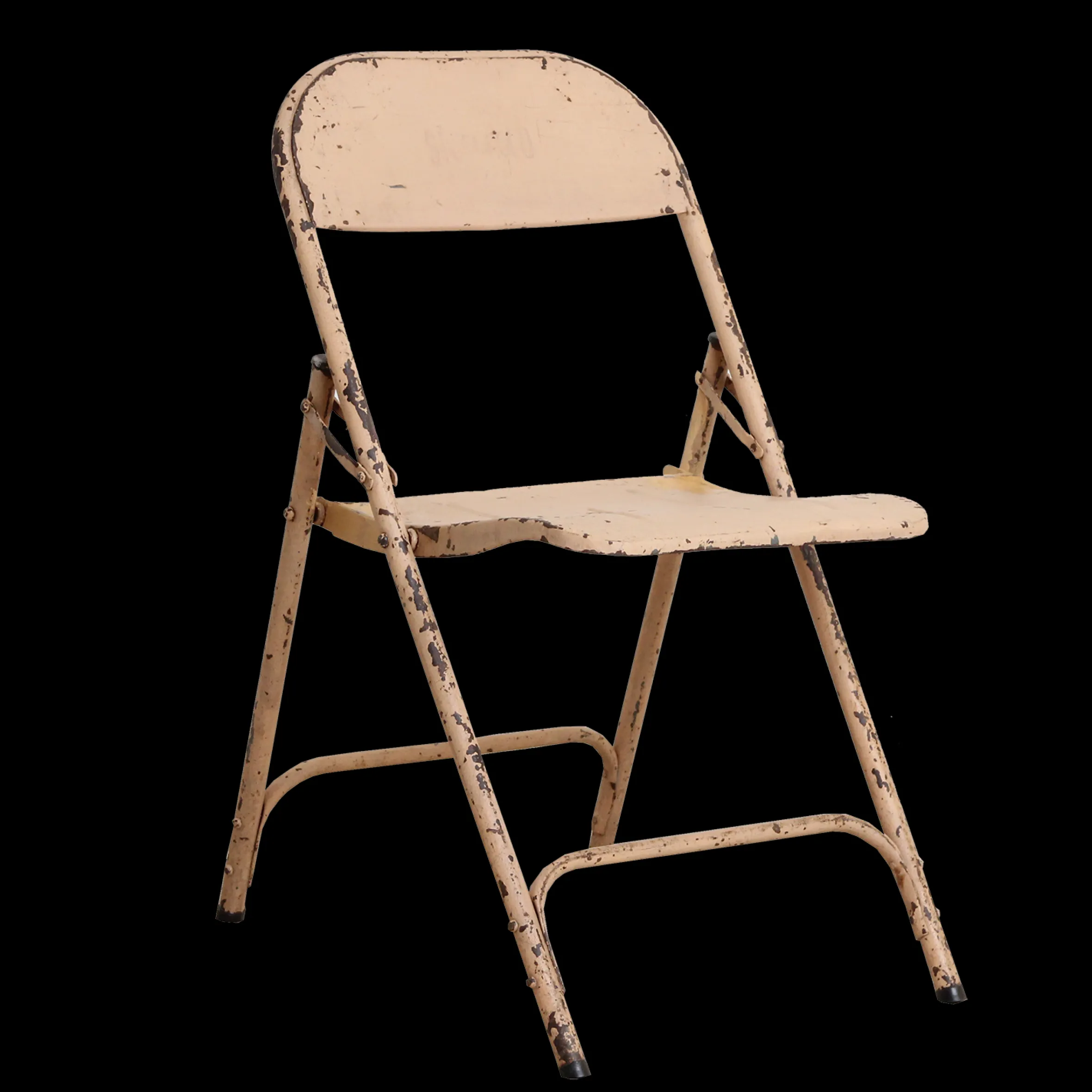 Vintage Klappstuhl Easy Balkonstuhl Esszimmerstuhl Apricot Outdoor