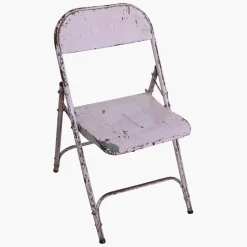 Vintage Klappstuhl Easy Balkonstuhl Esszimmerstuhl Purple Outdoor