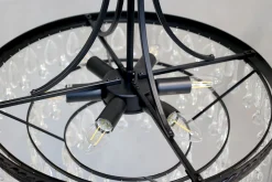 Vintage Kronleuchter Hängelampe Versailles Glasprismen Ø 50 cm