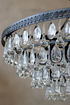 Vintage Kronleuchter Hängelampe Versailles Glasprismen Ø 70 cm