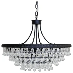 Vintage Kronleuchter Hängelampe Versailles Glasprismen Ø 90 cm