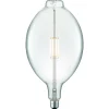 Vintage LED Glühbirne XXL Oval 33 x 18 cm dimmbar Klarglas