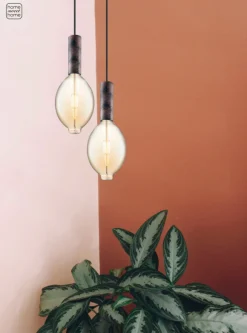 Vintage LED Glühbirne XXL Oval 33 x 18 cm dimmbar Klarglas