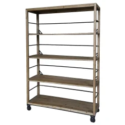 Vintage Regal Cédric Bücherregal auf Rädern 200x150 cm