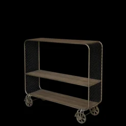 Vintage Servierwagen Konsoltisch Barwagen Élian Gold