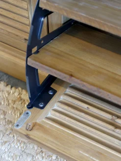 Vintage Sitzbank Lilly Garderobenbank Landhaus mit Stauraum