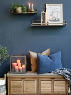 Vintage Sitzbank Lilly Garderobenbank Landhaus mit Stauraum