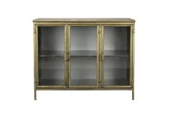 Vintage Vitrine Sideboard Gertlush Antik-Messing Metall