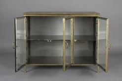 Vintage Vitrine Sideboard Gertlush Antik-Messing Metall