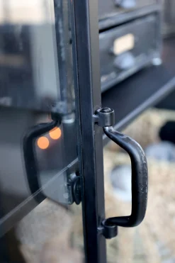 Vitrine Küchenschrank Industrial Factory Geschirrschrank Metall Vintage 3türig