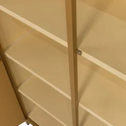 Vitrine Metallschrank Exhibit XL 2-türig Industrial Honiggelb 200