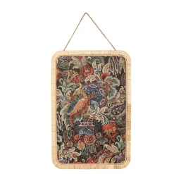 Wandbild Italienische Romantik Flora & Fauna Rattanrahmen Phoenix