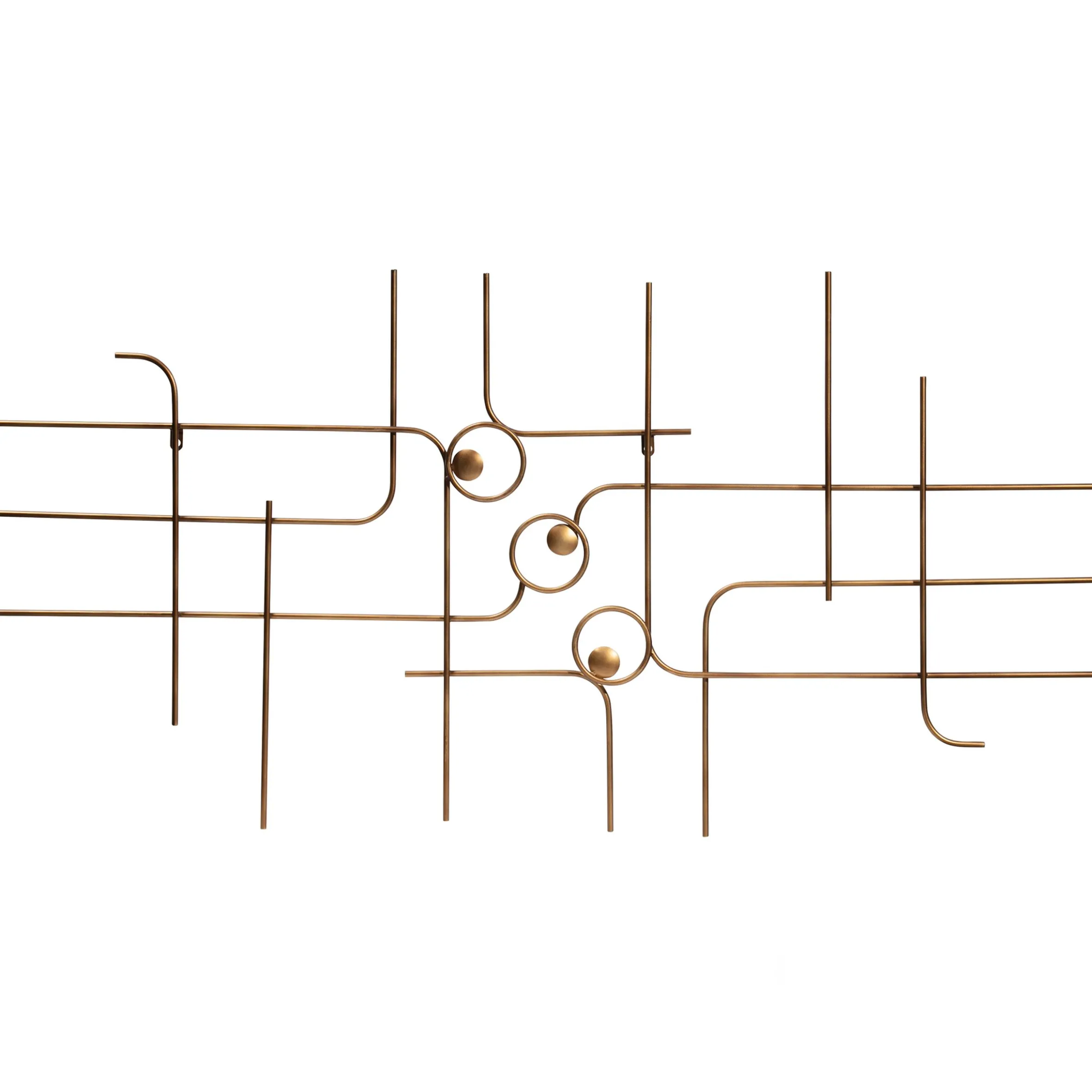 Wanddekoration Designobjekt Symphony Metall Gold 140/70