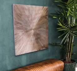 Wandpaneel Wandbild Brown Pattern Wanddekoration XL