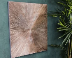 Wandpaneel Wandbild Brown Pattern Wanddekoration XL