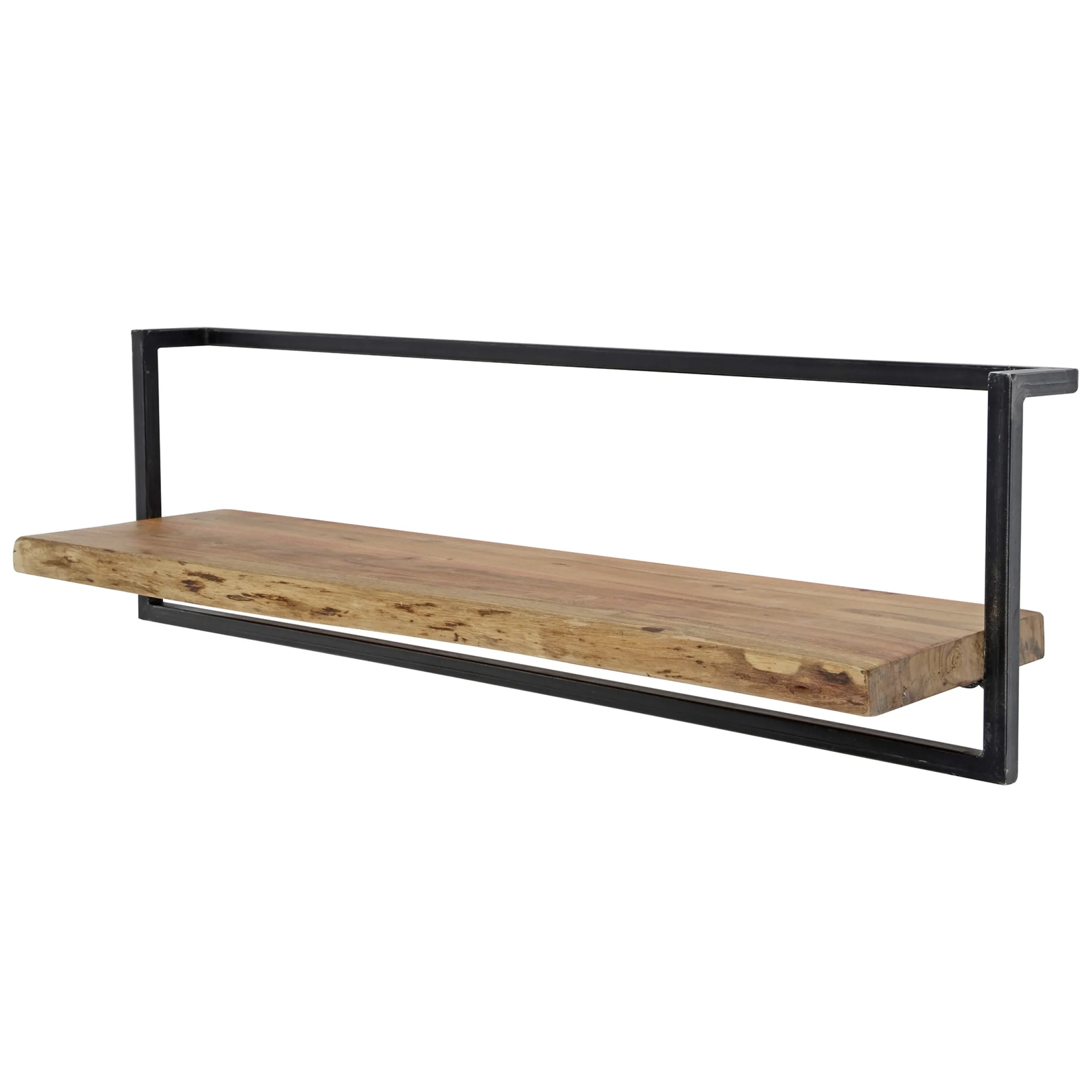 Wandregal Baumkante Edge Metall 30/100