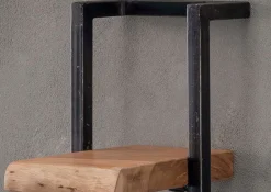 Wandregal Baumkante Edge Metall 30/20