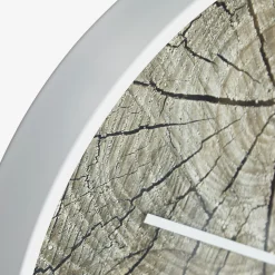 Wanduhr Woodstock Structure Holzoptik 40cm