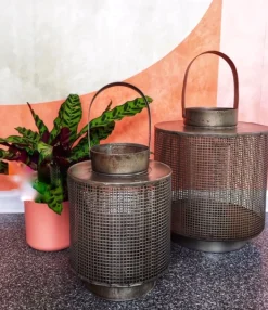 Windlicht Vintage Julien Eisenlaterne groß