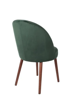 Zuiver Retro Esszimmerstuhl Barbara Samt Grün