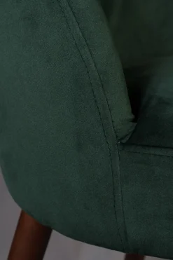 Zuiver Retro Esszimmerstuhl Barbara Samt Grün