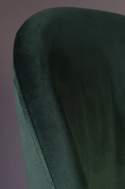 Zuiver Retro Esszimmerstuhl Barbara Samt Grün