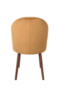 Zuiver Retro Esszimmerstuhl Barbara Samt Camel